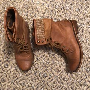 Crown vintage combat boots
